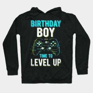 Birthday Boy Level Up Video Game Birthday Party Gift Boys Hoodie